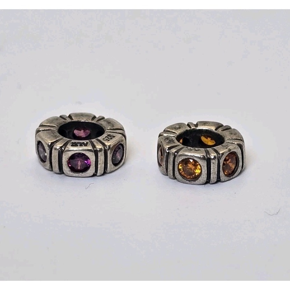 Pandora Sterling Silver Northern Lights Trinity Spacer Charms ALE 925 Lot - Picture 4 of 6